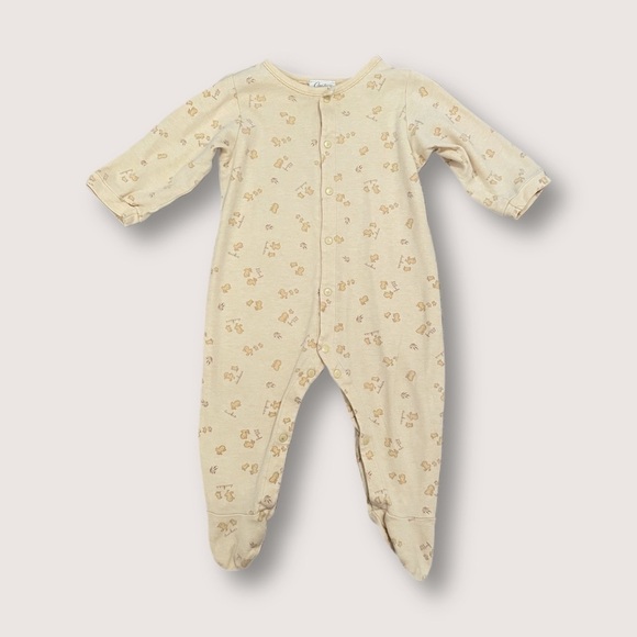 VINTAGE Carter’s Classics Duck Print footed pjs - Picture 1 of 4